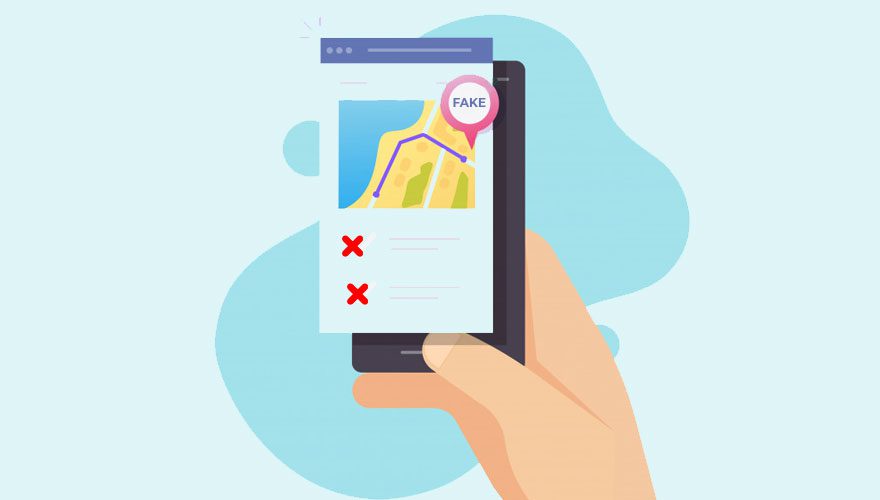 Google deals with fake listing
